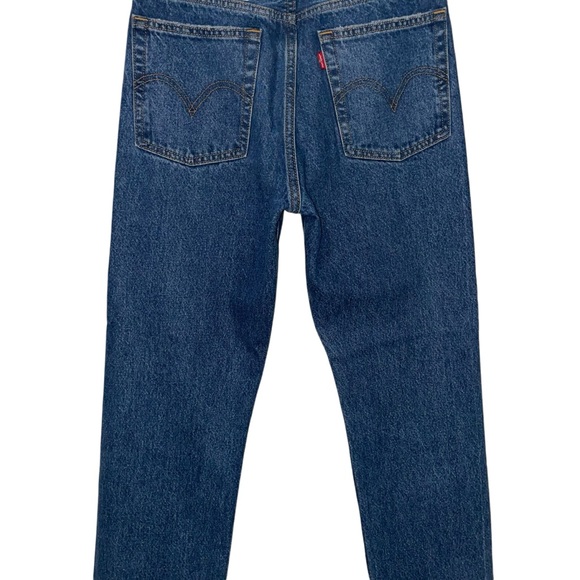 Levi's Wedgie Straight Oxnard Drive Distressed High Rise Jeans Sz 26 × 28 EUC - Picture 15 of 16